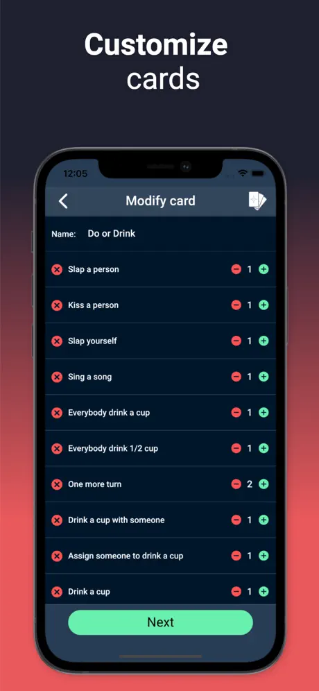 Lucky Card app preview